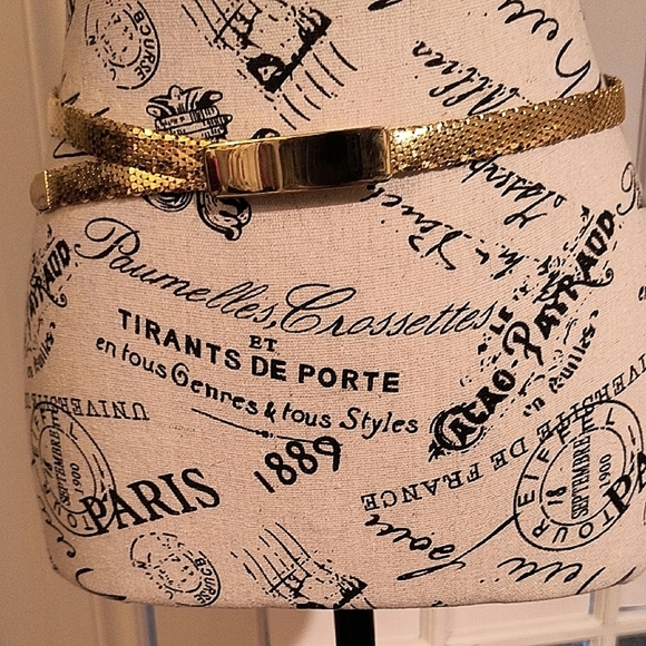 Gold Belt Accessory. Size XS/S. Adjustable. Great Condition. - Picture 3 of 11